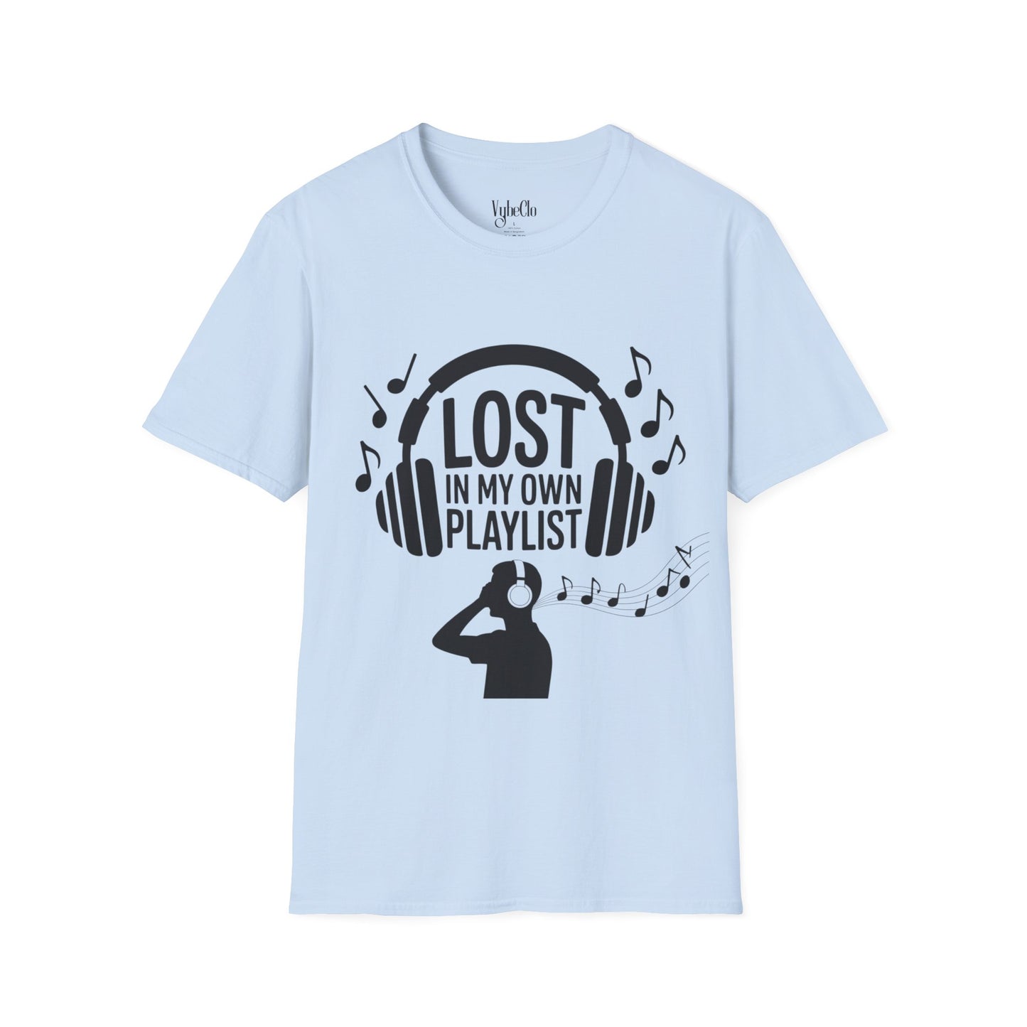 Lost in My Own Playlist T-Shirt, Music Lover Gift, Unisex Tee for Concerts, Birthday, Music Festivals, Casual Wear