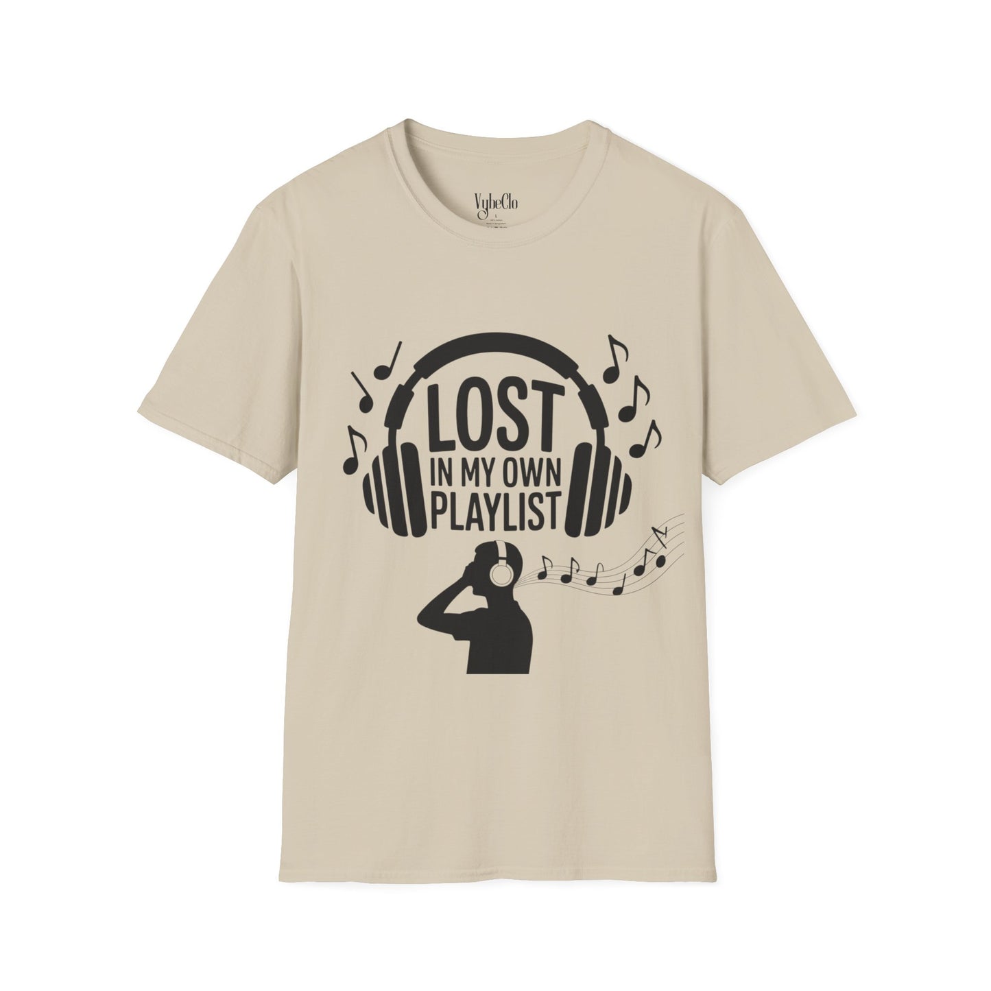 Lost in My Own Playlist T-Shirt, Music Lover Gift, Unisex Tee for Concerts, Birthday, Music Festivals, Casual Wear