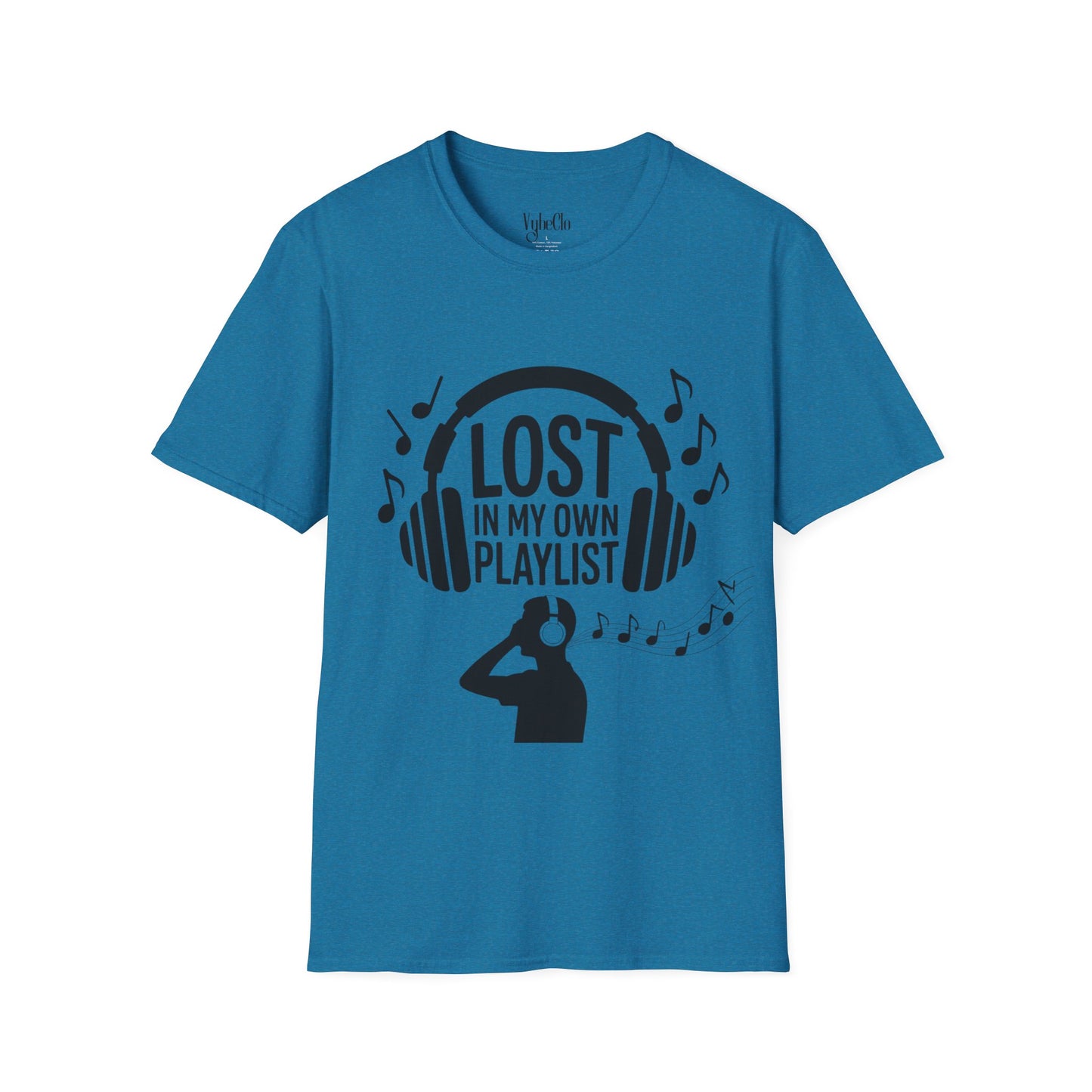 Lost in My Own Playlist T-Shirt, Music Lover Gift, Unisex Tee for Concerts, Birthday, Music Festivals, Casual Wear