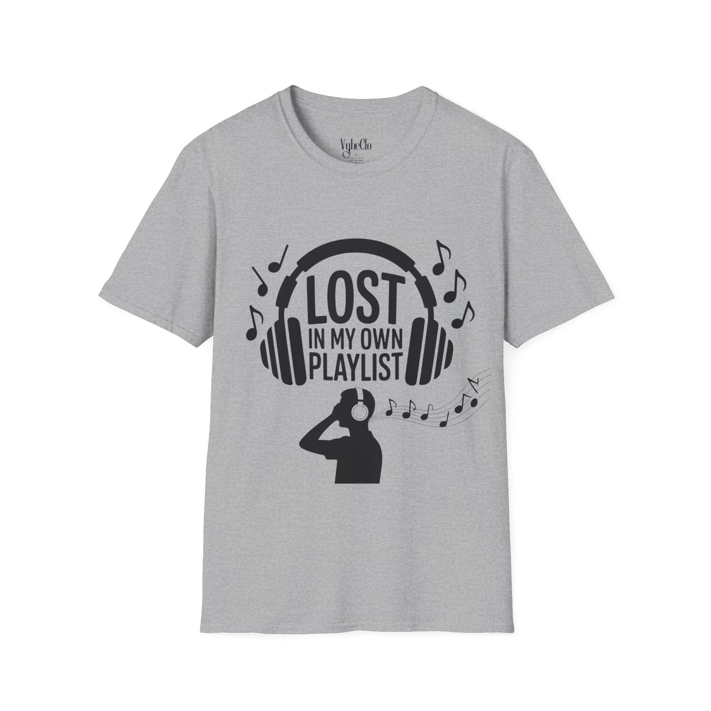 Lost in My Own Playlist T-Shirt, Music Lover Gift, Unisex Tee for Concerts, Birthday, Music Festivals, Casual Wear